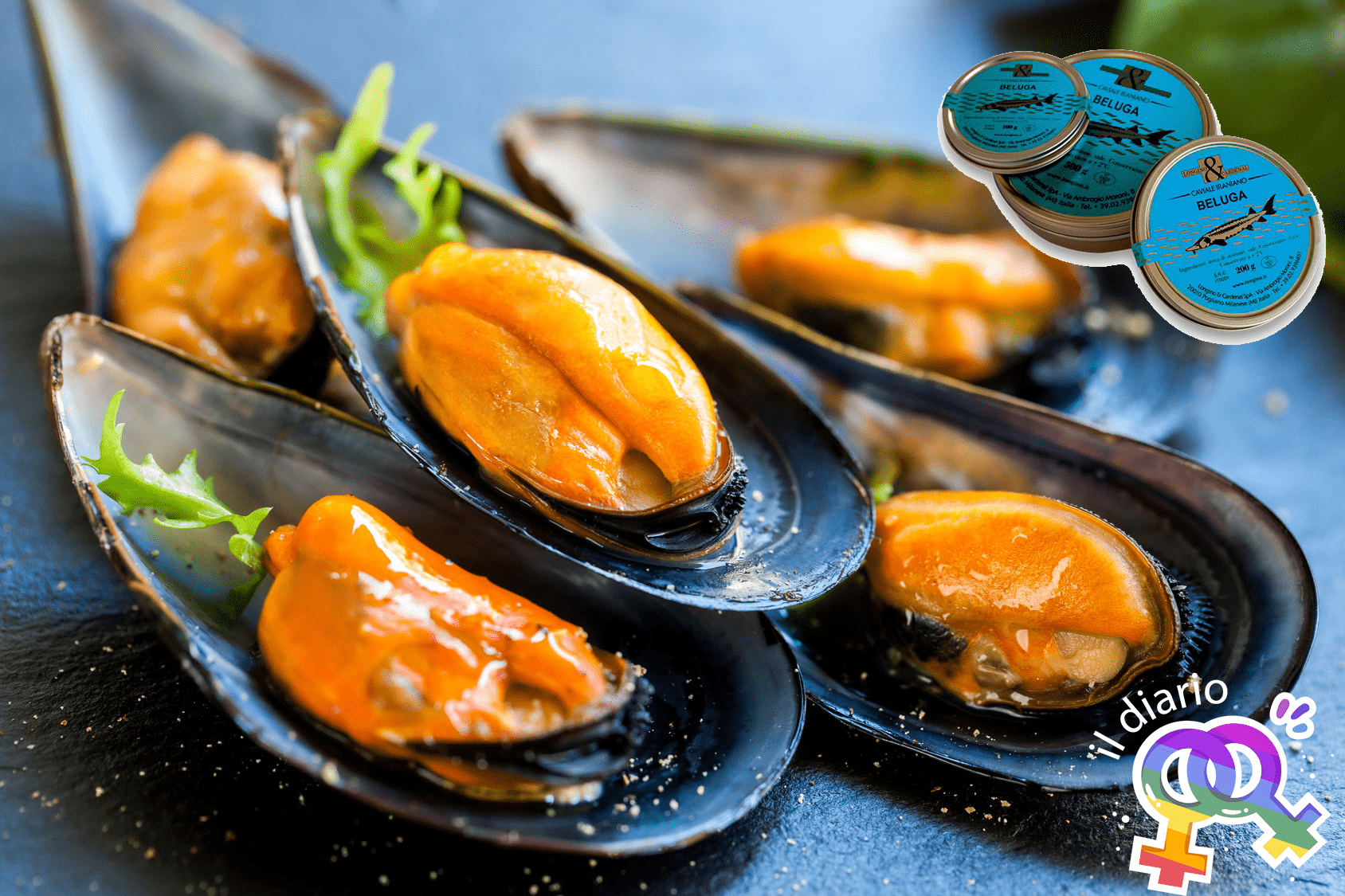 cozze e caviale