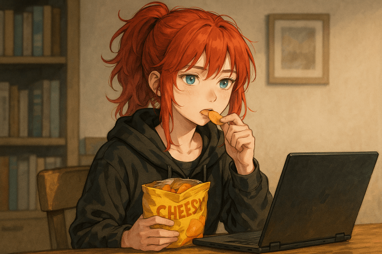 Patatine piccanti, judo e pensieri stanchi