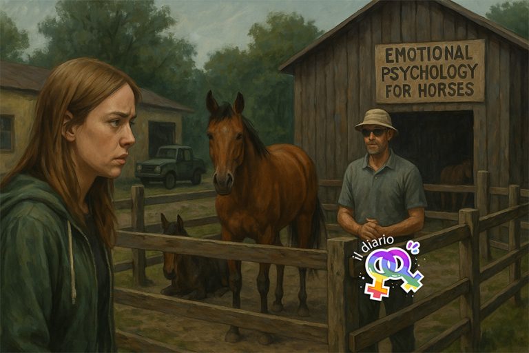 Il cavallo non rispondeva. E nemmeno io.