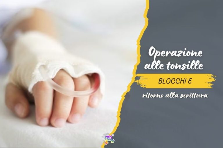 Quindici giorni di silenzio: operazione alle tonsille, blocchi e ritorno alla scrittura