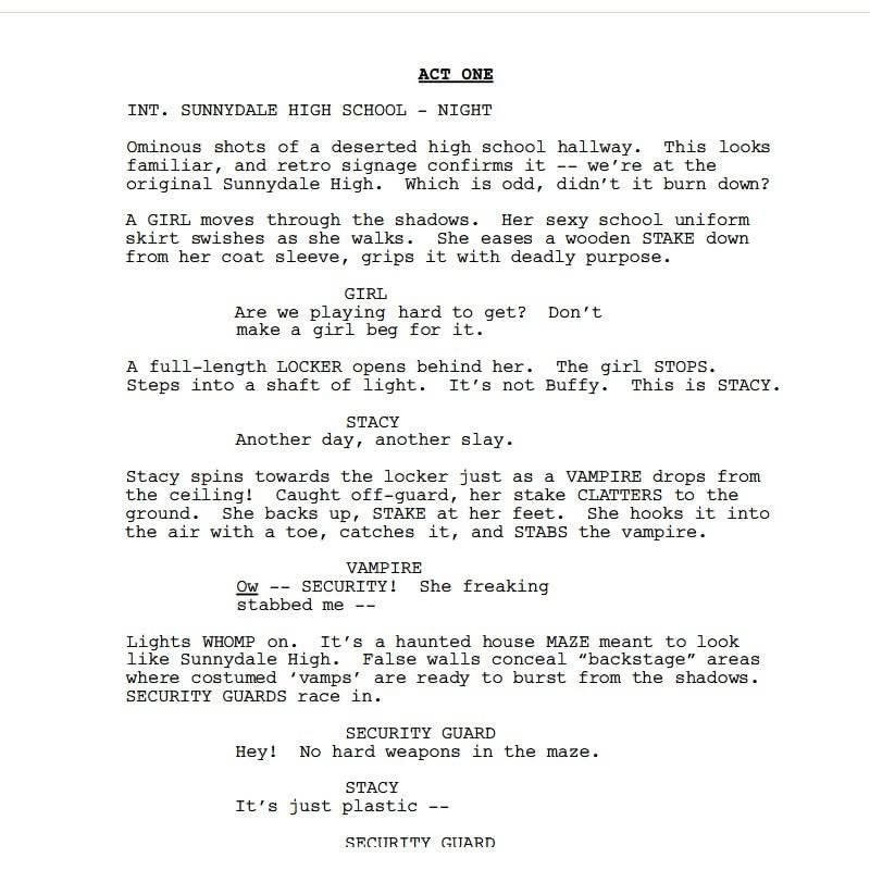 Buffy: New Sunnydale - Il pilot che non vedremo mai